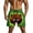 Green#mens vacation shorts, variant on UVEASISHA Men Board Shorts Funny Printed Drawstring Summer Beach Shorts Breathable Lightweight Loose Fit Swim Trunks with Pockets Green M