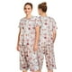 thumbnail image 5 of HITIME Pijama para Mujer de Seda de Leche Talla M, Conjunto de Playera y Pantalón Tobillero, Tela Ultra Suave y Transpirable para Lounge o Dormir, 5 of 7