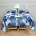 thumbnail image 3 of Colorful Tie Dye Pattern Square Tablecloth,Waterproof Square Table Cover,Wipeable Spillproof Washable Table Cover for Home Kitchen Party Decor 42"X42"(107x107cm), 3 of 6