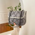 thumbnail image 2 of Bolso de hombro de PU con cadena retro y cremallera de gran venta 2024 para mujer, nuevo bolso de mano versátil de alta calidad para viajes diarios, 2 of 5