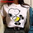 thumbnail image 1 of Snoopy Camiseta Ropa Mujer kawaii Pareja Impresión Estética casual streetwearpangjing, 1 of 4