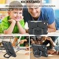 thumbnail image 7 of Case for iPad Mini 7th/6th Generation Case 8.3 inch 2024/2021 with Shoulder Strap, Shockproof Handle Kickstand, Black, 7 of 7