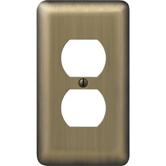 WALLPLT 1D BRSH BRASS