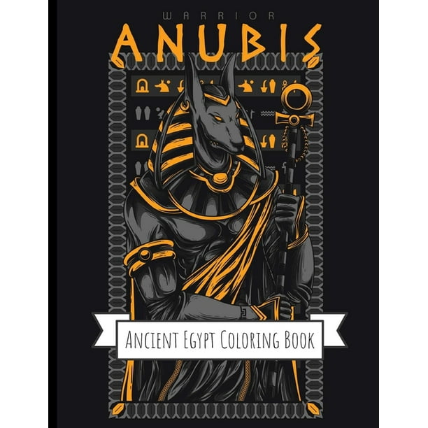 Download Ancient Egypt Coloring Book Gifts For Kids 4 8 Girls Or Adult Relaxation Stress Relief Police Officer Lover Birthday Coloring Book Made In Usa Walmart Com Walmart Com