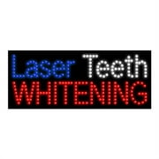 Laser Teeth Whitening-LED Dots Sign Made in USA