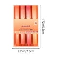 thumbnail image 3 of Btomtd Gradient Color Highlighter 4 Count, Large Capacity Soft Tip Markers With Eye Protecting Ink for Student Use, Pink, 3 of 6
