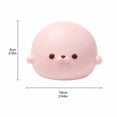 thumbnail image 3 of Squishy Seal Stress Toy, Cute Round Baby Seal Squeeze Pinch Toy, Soft Translucent Jelly Sensory Fidget Toy, Kawaii Decompression Hand Toy for Kids and Adults, 3 of 8