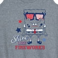 thumbnail image 3 of SpongeBob SquarePants - Shine Like Fireworks - Women's Racerback Tank Top, 3 of 6