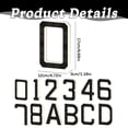 thumbnail image 5 of 2026 New Solar House Numbers for Outside, Light Up Address Numbers for House, No Drill Adhesive or Screw Mount, IP65 Waterproof LED Illuminated Modern Address Sign, Dusk to Dawn, 5 of 5