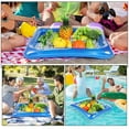 thumbnail image 7 of RENACLIPY 2Pcs Inflatable Ice Serving Bar Cooler Tray Blue Floating Drink and Salad Buffet for Party, 7 of 7