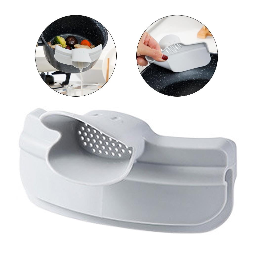 Silicon Pour Soup Funnel Leaking Round Bowls Soup Liquid Deflector