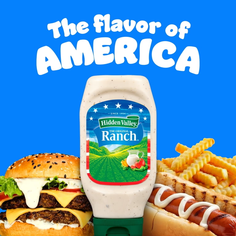 Twin Pack Hidden Valley Original Ranch Salad Dressing & Topping, Gluten  Free - 16 oz Bottle - Walmart.com