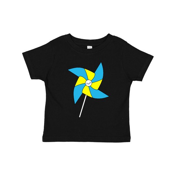 Inktastic Yellow and Blue Pinwheel Boys or Girls Toddler T-Shirt