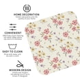 thumbnail image 3 of Kdxio Floral Funny Coasters,4 Pcs Leather Coasters,Housewarming Gifts,Protect Furniture from Water Marks Scratch and Damage, 3 of 8