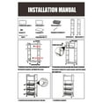 thumbnail image 4 of 4-Tier Microwave Rack Bread Storage Kitchen Organizer Shelf W/ Brakeable Casters, 4 of 18
