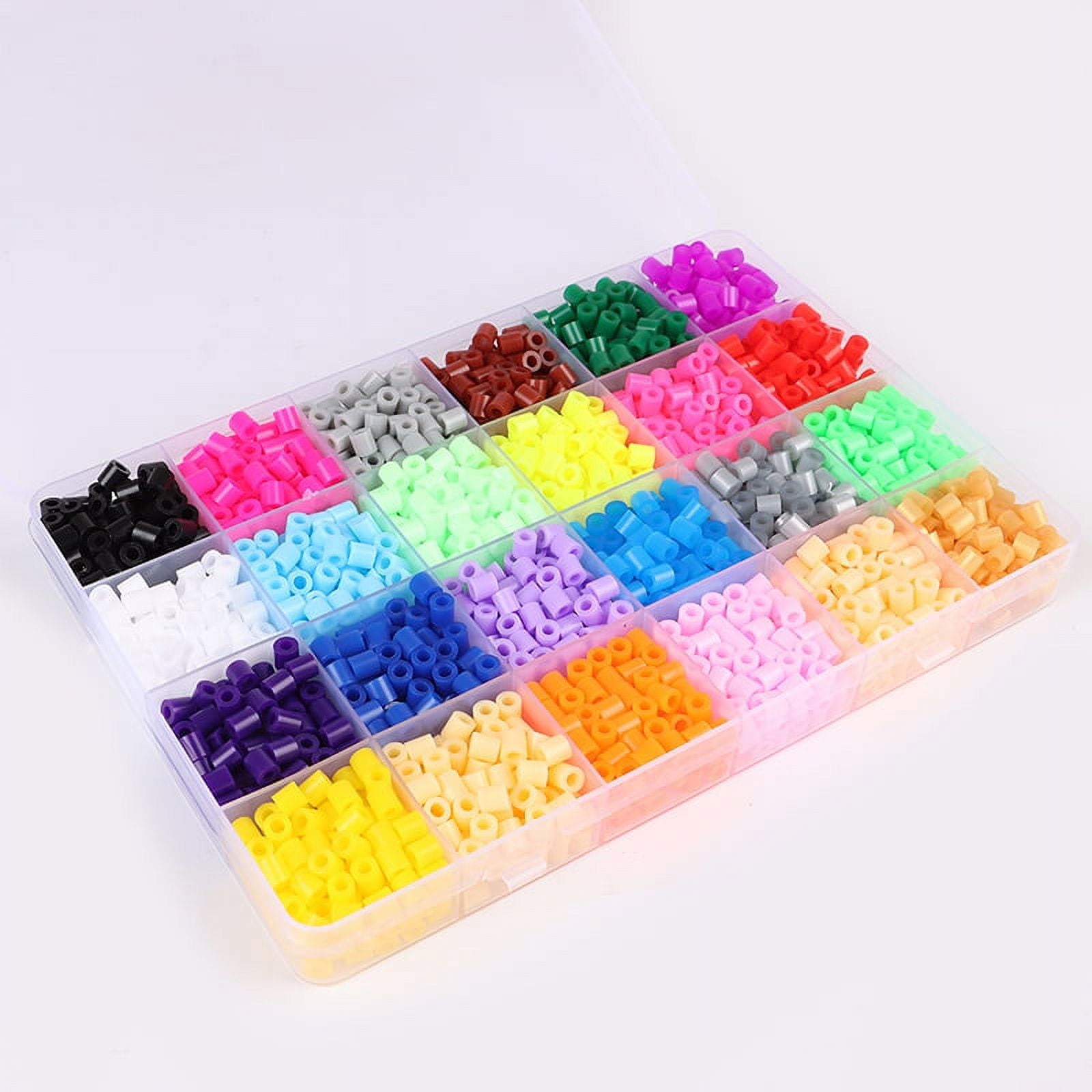 24 Colors 5mm Hama Beads Toy Fuse Bead for Kids DIY Handmaking 3D Toys