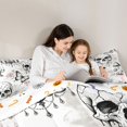 thumbnail image 4 of Homewish Skull Spider Wet Queen Comforter Set,Floral Butterfly Mushrooms Comforter Sets Queen,Halloween Duvet,Halloween Reversible,3-Piece,1 Comforter and 2 Pillowcases, 4 of 7