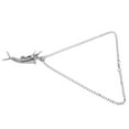 thumbnail image 3 of LABSERRON Silver Fish Bone Pendant Necklace 1Pack Perfect for Men's Daily Wear and Adventure, 3 of 8