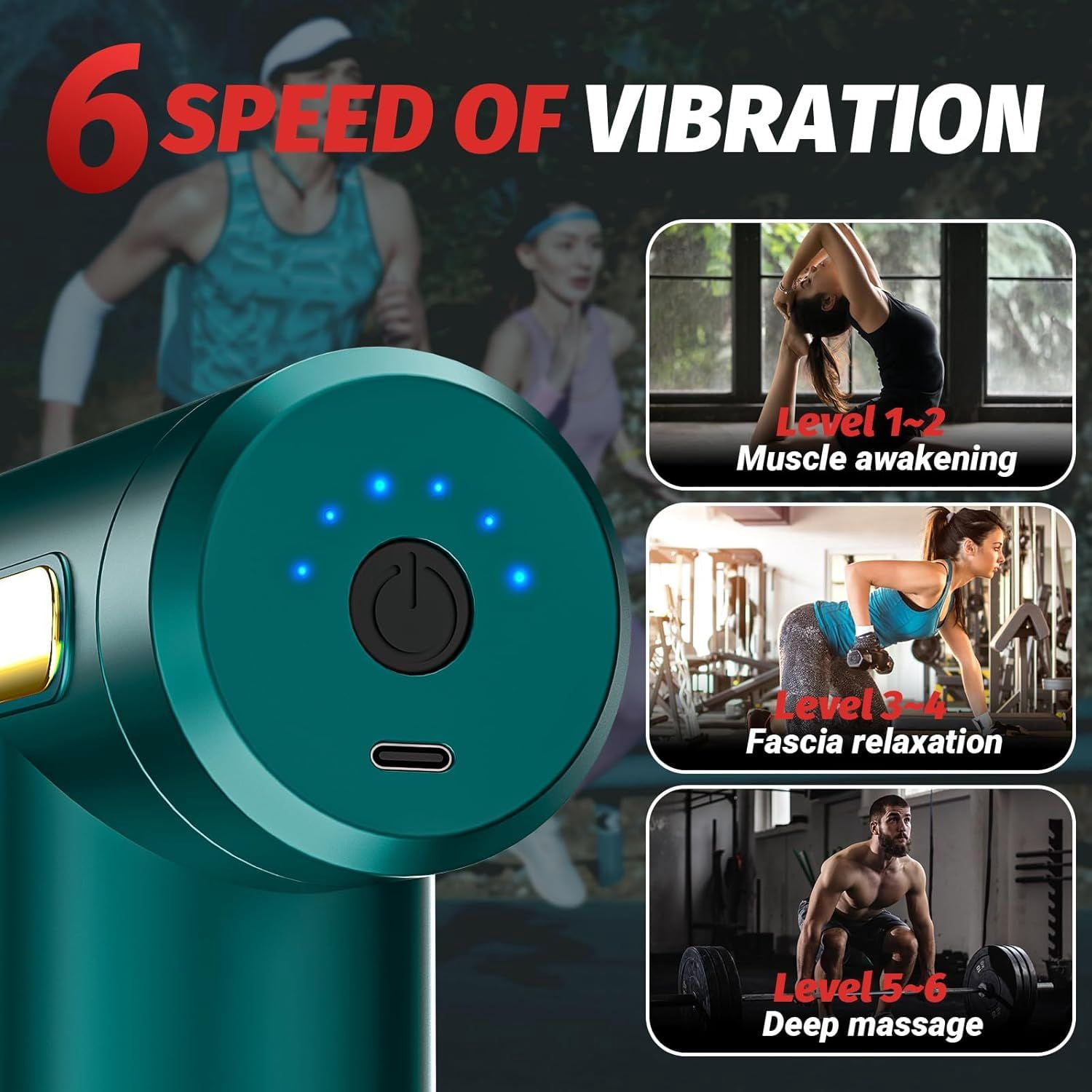 Massage Gun, Small Travel Tool, Massage Gun Deep Tissue,Percussion Handheld Portable Muscle Massager Tool for Full Body Pain Relief, Ideal Gifts for Men, Women