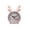 Pink, variant on Ohmyroo Rectangular Bedroom Alarm Clock 6.9in Green Plastic Desk Timepiece Morning Accessory
