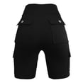 thumbnail image 7 of GUACER Womens Bike Shorts Casual Elastic Waisted with Pockets Yoga Shorts, 7 of 7