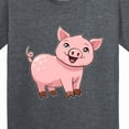 thumbnail image 4 of Inktastic Cute Pig Youth T-Shirt, 4 of 5