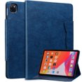 thumbnail image 6 of ELEHOLD for iPad Pro 12.9 2021/2020/2018/2022 ,Premium PU Leather Card Slot Folio Stand Cover, Auto Wake/Sleep,Multiple Viewing Angles Magnetic Smart Shockproof Protective Cover,Darkblue, 6 of 6