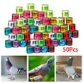 thumbnail image 2 of Anillos para Palomas Durables 8 mm 2023 Bandas portátiles para Patas de Paloma Bandas para pies de Aluminio para Loros La mayoría de los pájaros Adult multicolor, 2 of 8