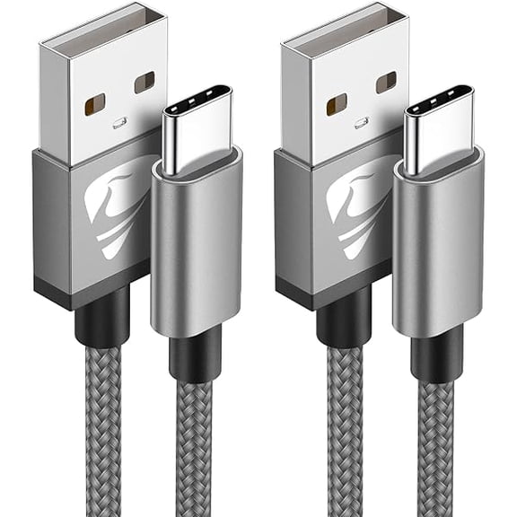 Quyaojz USB C Charger Cable 2M 2Pack USB A to USB C Type C Charger Fast Charging 3A Lead Braided for Samsung Galaxy S22 S21 S20,Pixel 8 7 6,PS5,Switch