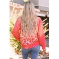 thumbnail image 3 of Ahlaray Vibrant Pink Cheetah Print Crewneck Sweatshirt - Perfect Blend of Style & Comfort!, 3 of 8