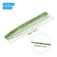 thumbnail image 2 of Uxcell 30 Gauge 14.17" Floral Stem Wire, 100 Pcs Paper Wrapped Iron Flower Stem, Light Green, 2 of 6