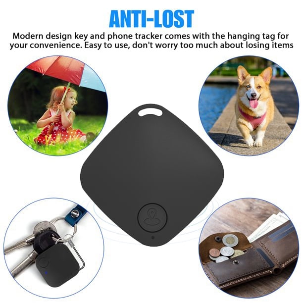 NIJITAG Smart Anti Loss Tracking - Item Finders Key Finder Locator Tracker  Device for Wallet, Keychain, Luggage, backpack, Cat, Dog, Pet etc. with