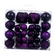 thumbnail image 5 of 48 bolas navideñas colgantes irrompibles con aro colgante en forma de lágrima violeta, 5 of 9