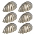thumbnail image 3 of 6pcs Shell Designed Knobs Vintage Drawer Knobs Decorative Cabinet Handles, 3 of 6