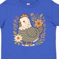 thumbnail image 4 of Inktastic Chicken Flowered Cottagecore Girls Toddler T-Shirt, 4 of 5