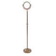thumbnail image 2 of Allied Brass DMF-2/2X Adjustable Height Floor Standing 8 Inch Diameter with 2X Magnification Make-Up Mirror, Brushed Bronze, 2 of 3