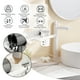 thumbnail image 4 of Soporte autoadhesivo de pared para secador de pelo | Organizador metálico para secador | Ahorra espacio en el baño y el dormitorio | Incluye adhesivo de montaje, 4 of 6