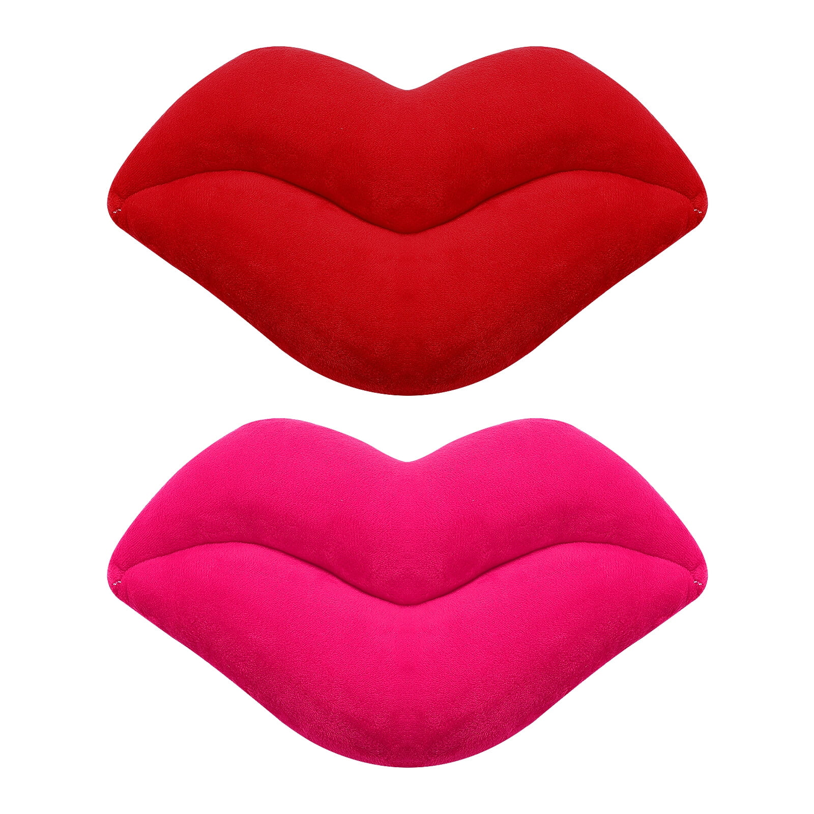 2pcs Lip Pillows Couch Bed Throw Pillows Bedroom Decoration Throw