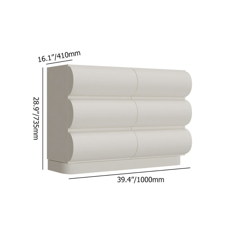 white leather dresser Humply Modern White Leather 9 Drawer Dresser Chest with Storage Cabinet