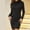 Black, variant on Blczomt Womens Holiday Dress Sexy Red Long Sleeve Mini Bodycon Crew Neck Plain Formal Trendy Dresses