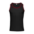 thumbnail image 3 of Bcfgryg Men's Wear Slim Casual Sports Men's Summer Matching Color Undershirt Vest Vest For Men Black XL, 3 of 5
