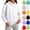 White, variant on Chiccall Basic Solid Hooded Sweatshirt for Kids Oversized Street Style Soft Fleece Daily Hoodies for Girls