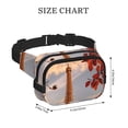 thumbnail image 4 of Fotbe Eiffel Tower Cangurera Cuadrada con Estampado de Doble Capa, Bolsa de Cintura Ajustable Mini para Hombres y Mujeres, 4 of 9