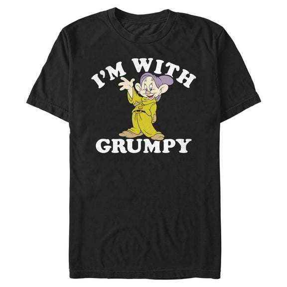 Mens Snow White and the Seven Dwarfs With Grumpy T Shirt