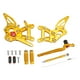 thumbnail image 1 of Reposapiés traseros ajustables de competición dorados para Honda CBR1000RR-R SP 2021-2025, 1 of 16