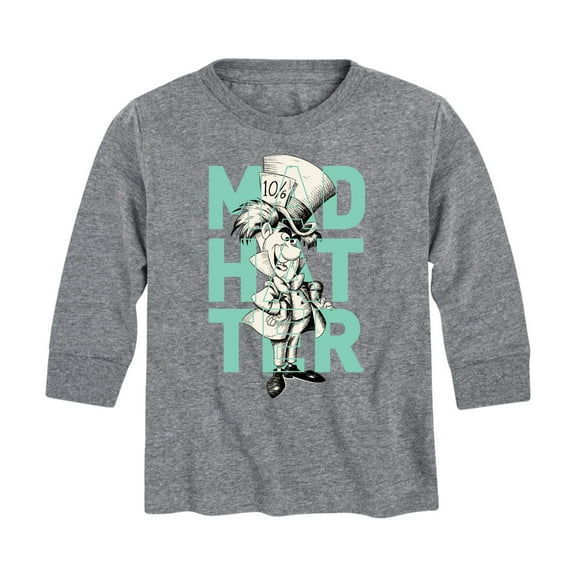 Alice In Wonderland - Mad Hatter - Toddler And Youth Long Sleeve Graphic T-Shirt