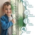 thumbnail image 3 of Blackout Kids Curtains,Green Tie Dye Spray Pattern Childrens Insulated Curtains Set Of 2,Bedroom Essentials,Toddler Room Decor 42"x84", 3 of 5