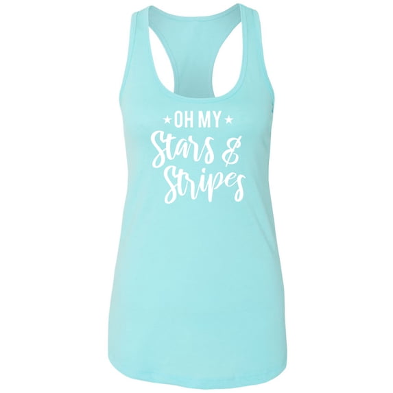 Oh My Stars & Stripes Racerback Tank