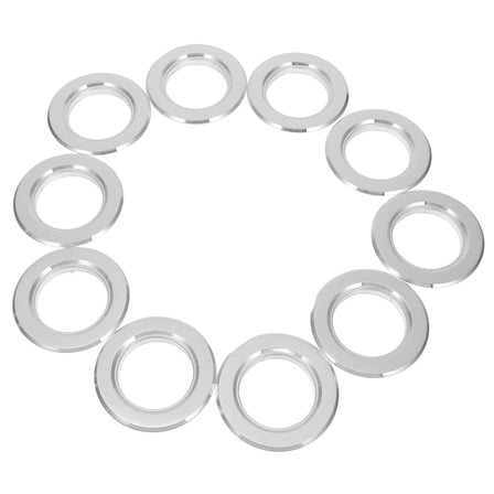 STOBOK 10pcs Bird House Bite Ring Stainless Steel Protective Guard for Parrots 2.16in