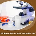 thumbnail image 3 of Plastic Slides Staining Jar Microscope Slides Staining Holder Laboratory Slides Staining Holder with Lid, 3 of 8